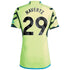 Kai Havertz Arsenal adidas 2023/24 Away Player Authentic T-shirt - Yellow