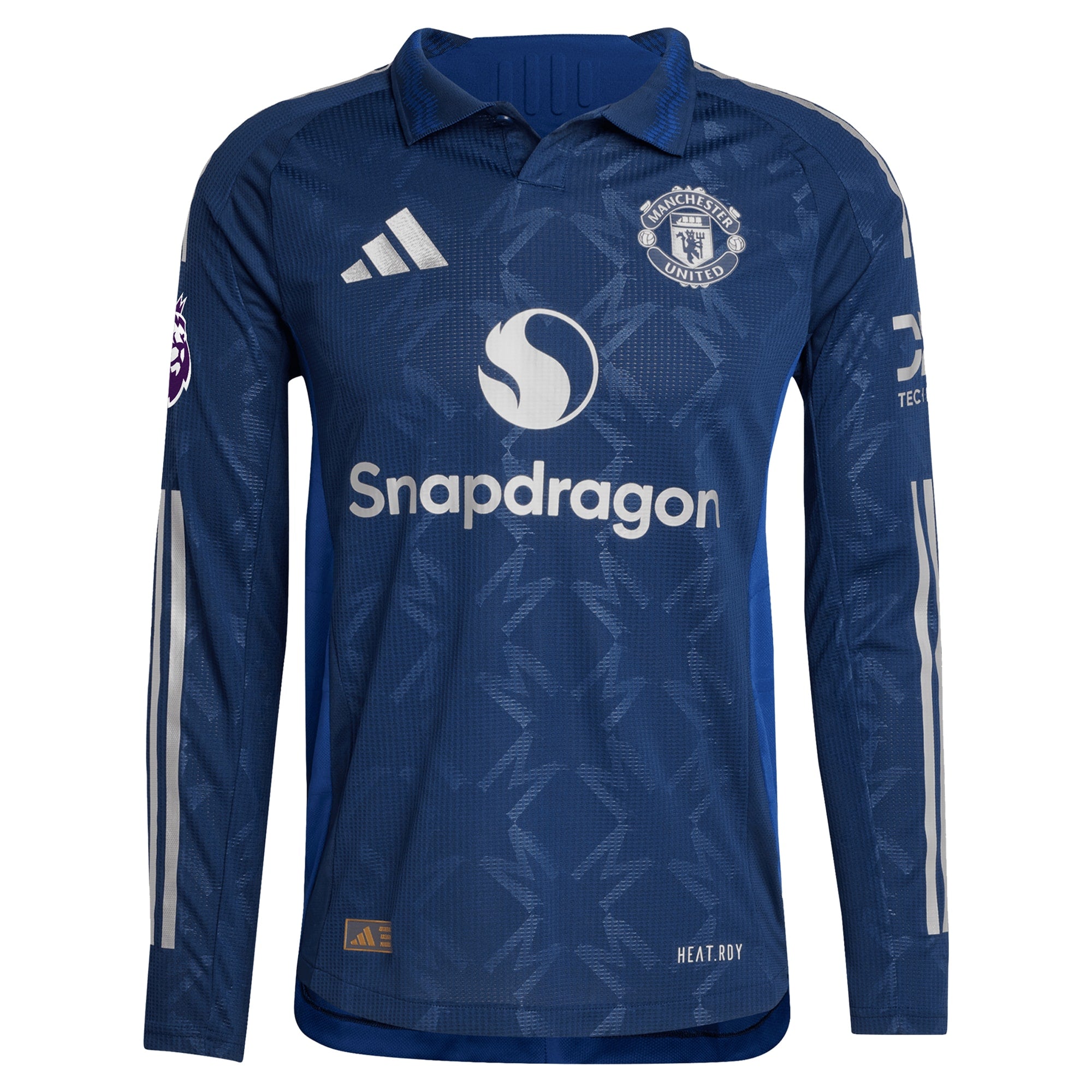 Alejandro Garnacho Manchester United adidas 2024/25 Away Long Sleeve Player Authentic T-shirt - Navy