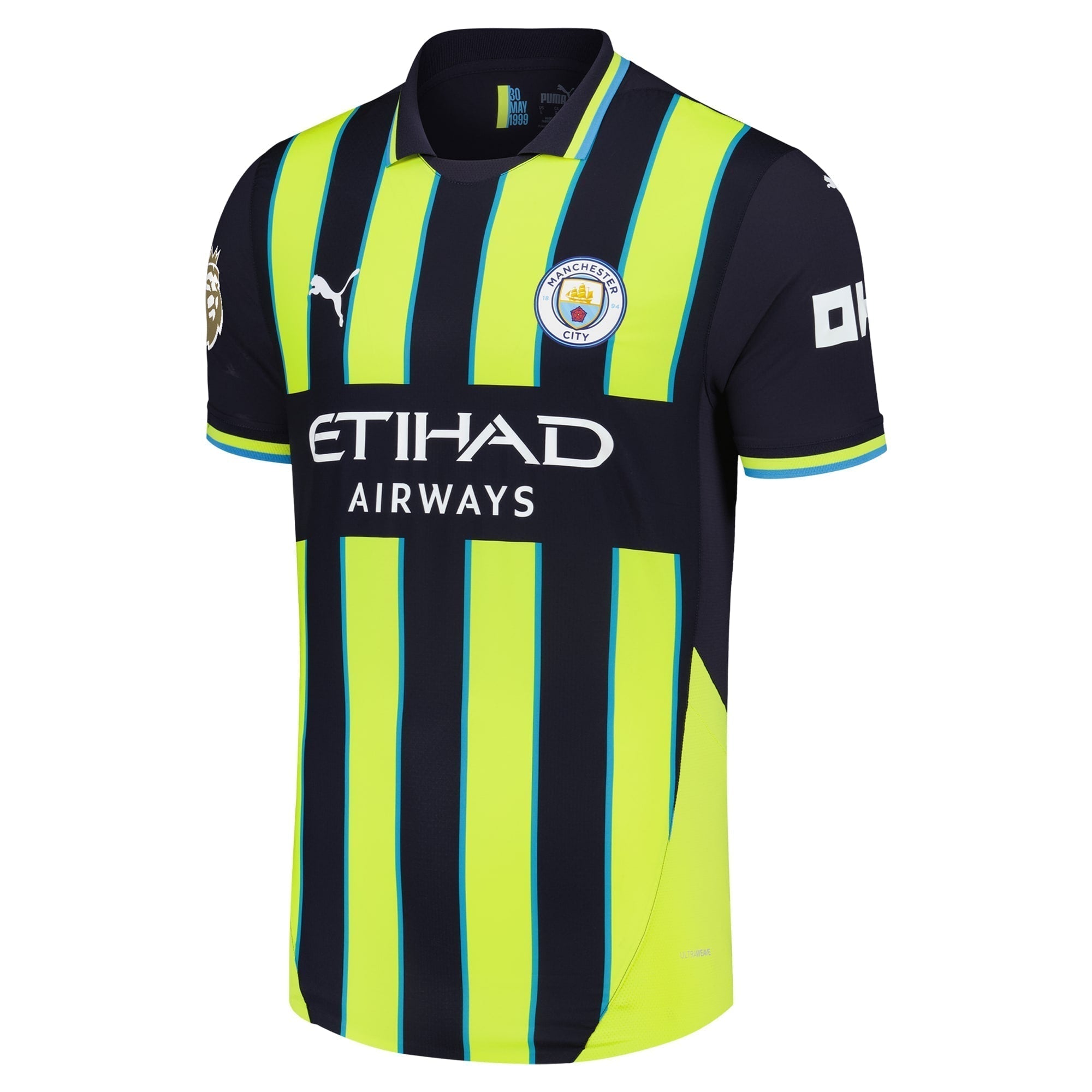Kevin De Bruyne Manchester City Puma 2024/25 Away Player Authentic T-shirt - Navy