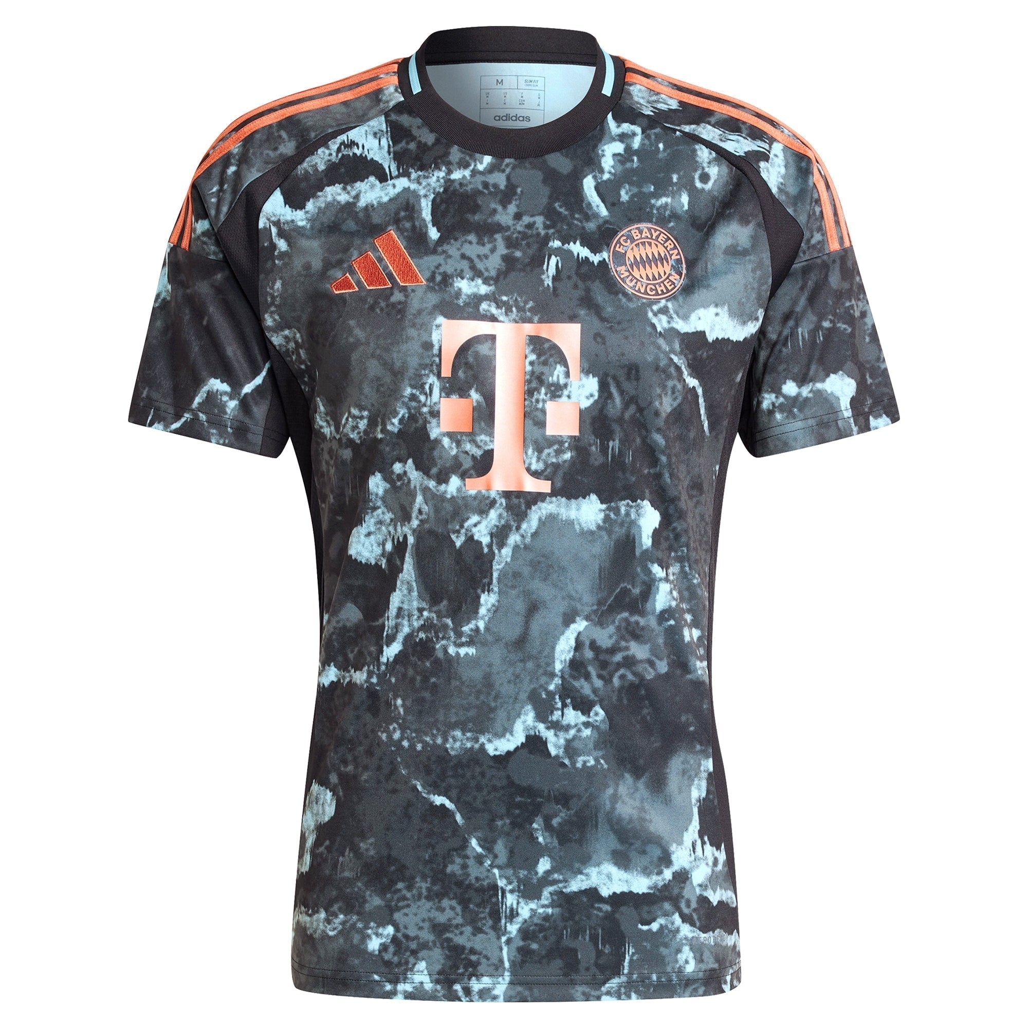 Bayern Munich adidas 2024/25 Away Custom Authentic T-shirt - Black