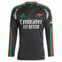 Bukayo Saka Arsenal adidas 2024/25 Away Long Sleeve Player Authentic T-shirt - Black