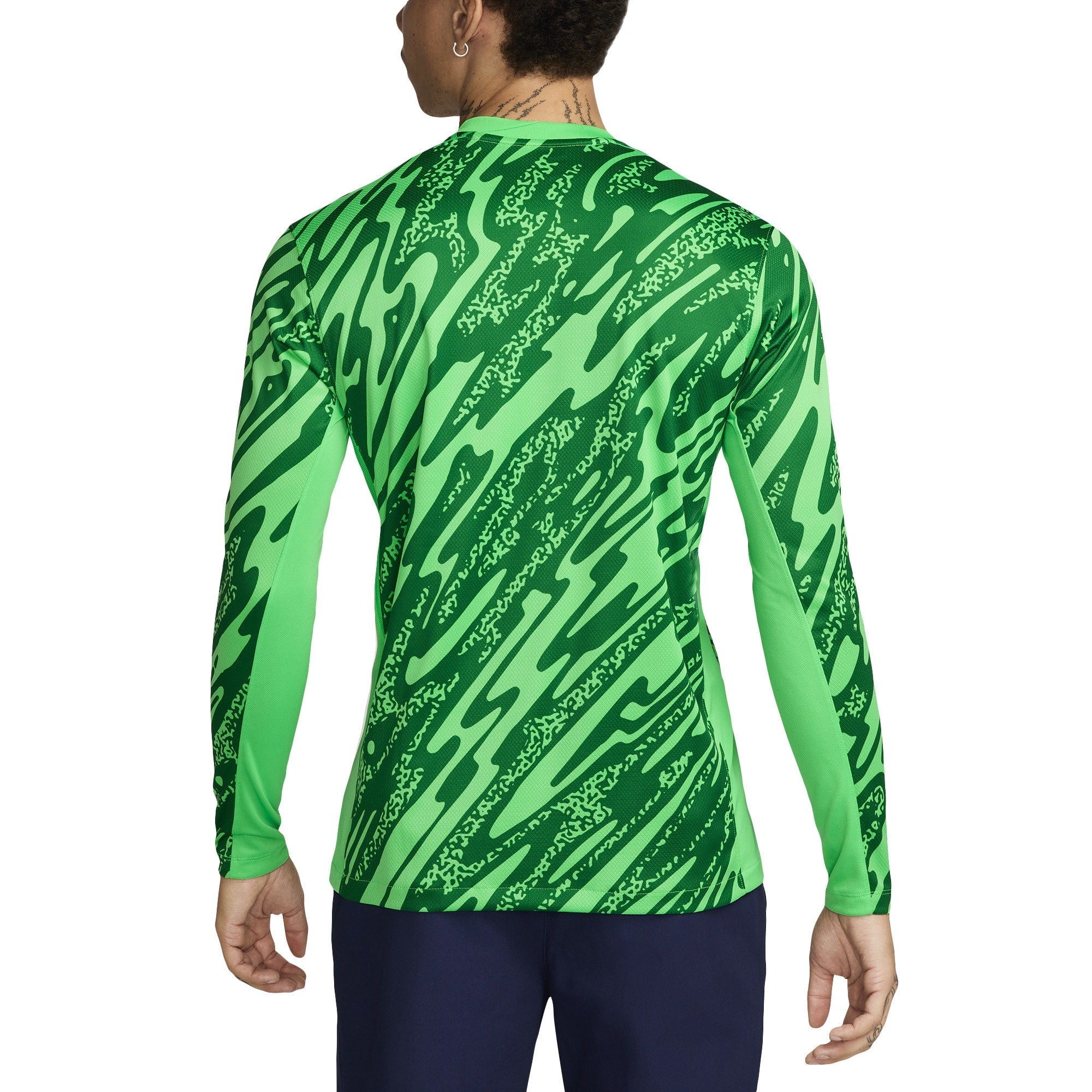 Paris Saint-Germain Nike 2024/25 Goalkeeper Stadium Long Sleeve Authentic T-shirt - Green