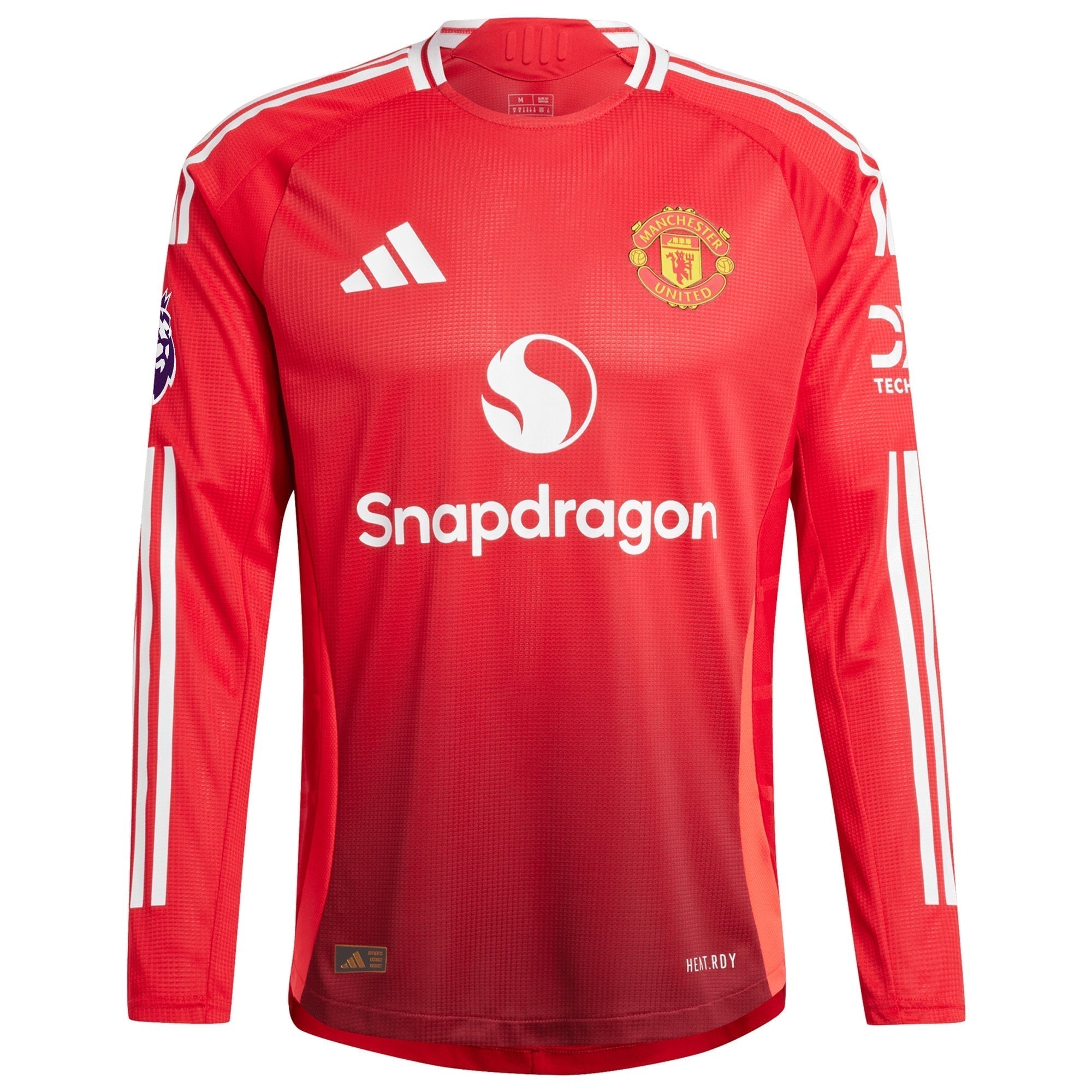 Alejandro Garnacho Manchester United 2024/25 Home Long Sleeve Player Authentic T-shirt - Red