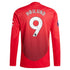 Rasmus Højlund Manchester United adidas 2024/25 Home Long Sleeve Player Authentic T-shirt - Red
