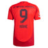 Harry Kane Bayern Munich adidas 2024/25 Home Player Authentic T-shirt - Red
