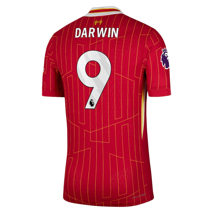 Darwin Núñez Liverpool Nike 2024/25 Home Player Authentic T-shirt – Red