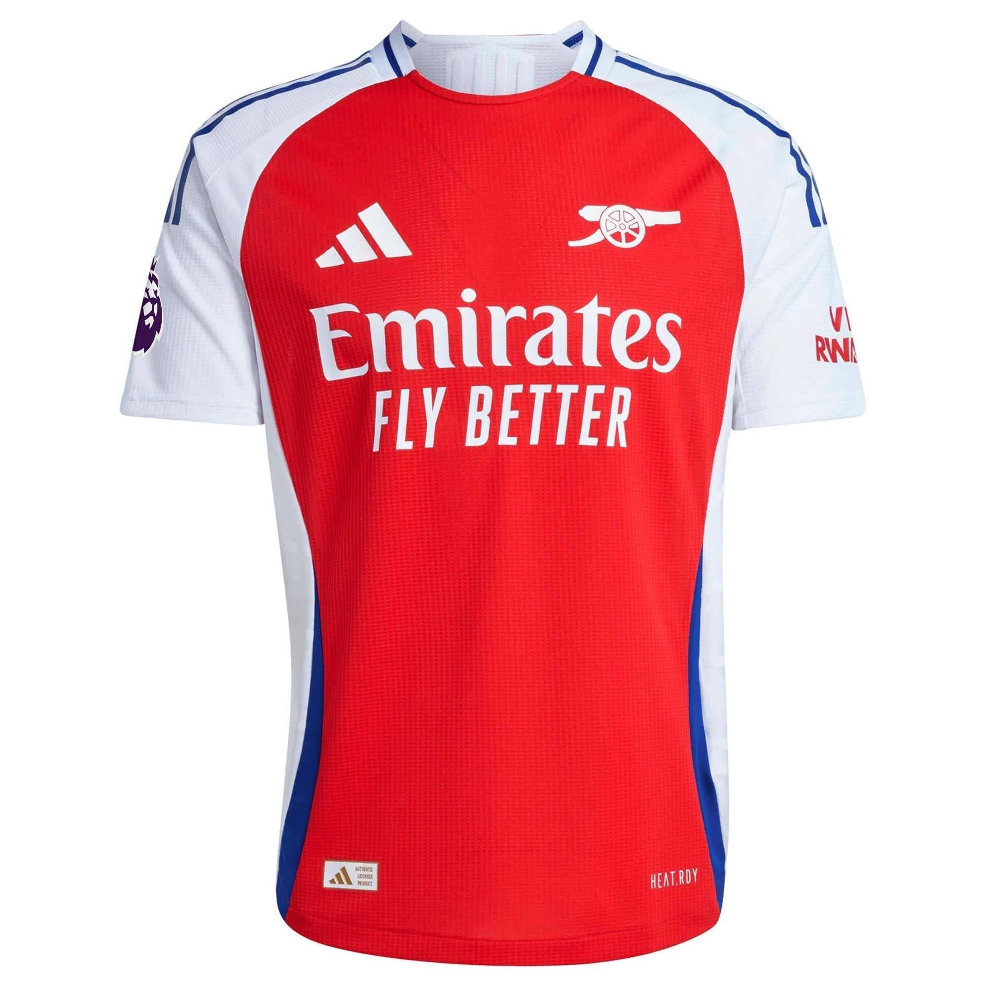 Declan Rice Arsenal adidas 2024/25 Home Player Authentic T-shirt – Red
