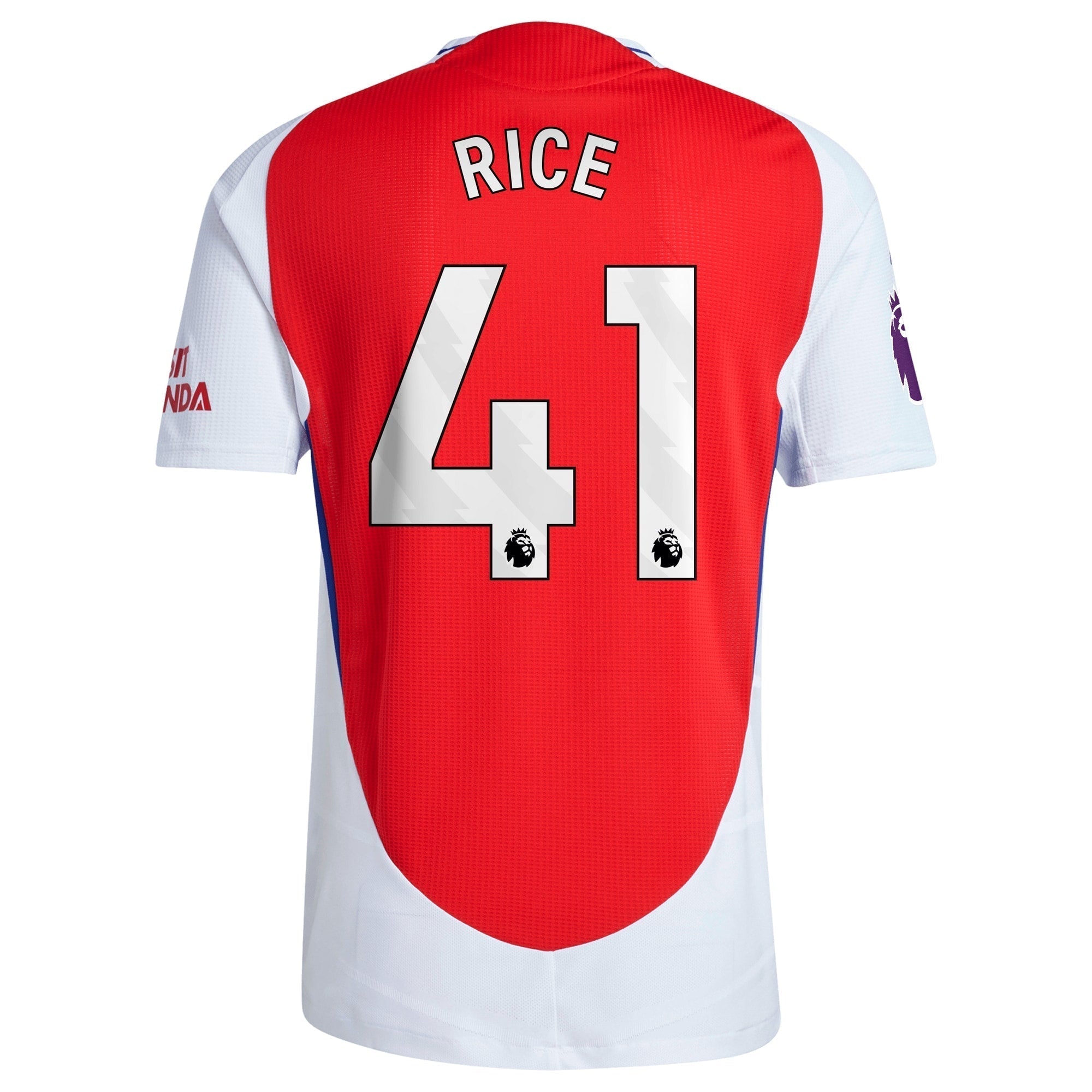 Declan Rice Arsenal adidas 2024/25 Home Player Authentic T-shirt – Red