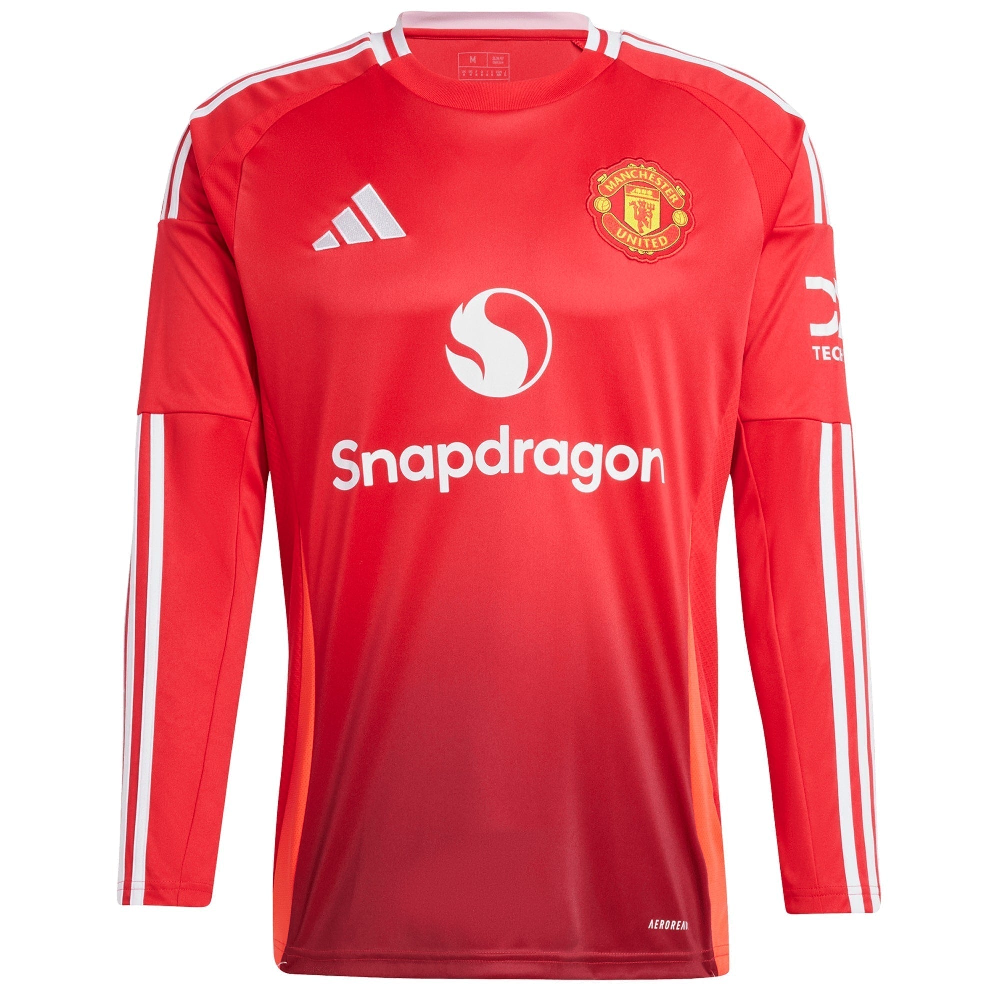 Marcus Rashford Manchester United 2024/25 Home Long Sleeve Player Authentic T-shirt - Red