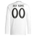 Real Madrid adidas 2024/25 Home Custom Long Sleeve Authentic T-shirt - White