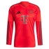 Selected slide 1 of 3Display slide 2 of 3Display slide 3 of 3 Bayern Munich adidas 2024/25 Home Long Sleeve Custom Authentic T-shirt - Red