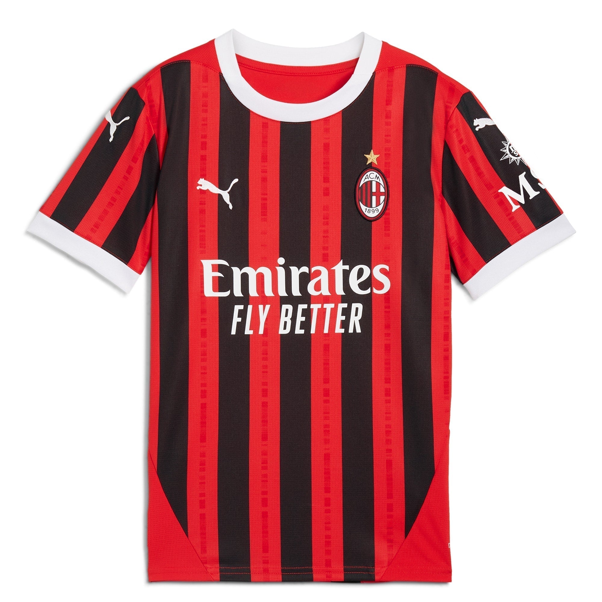 Christian Pulisic AC Milan Puma 2024/25 Home Player Authentic T-shirt - Red