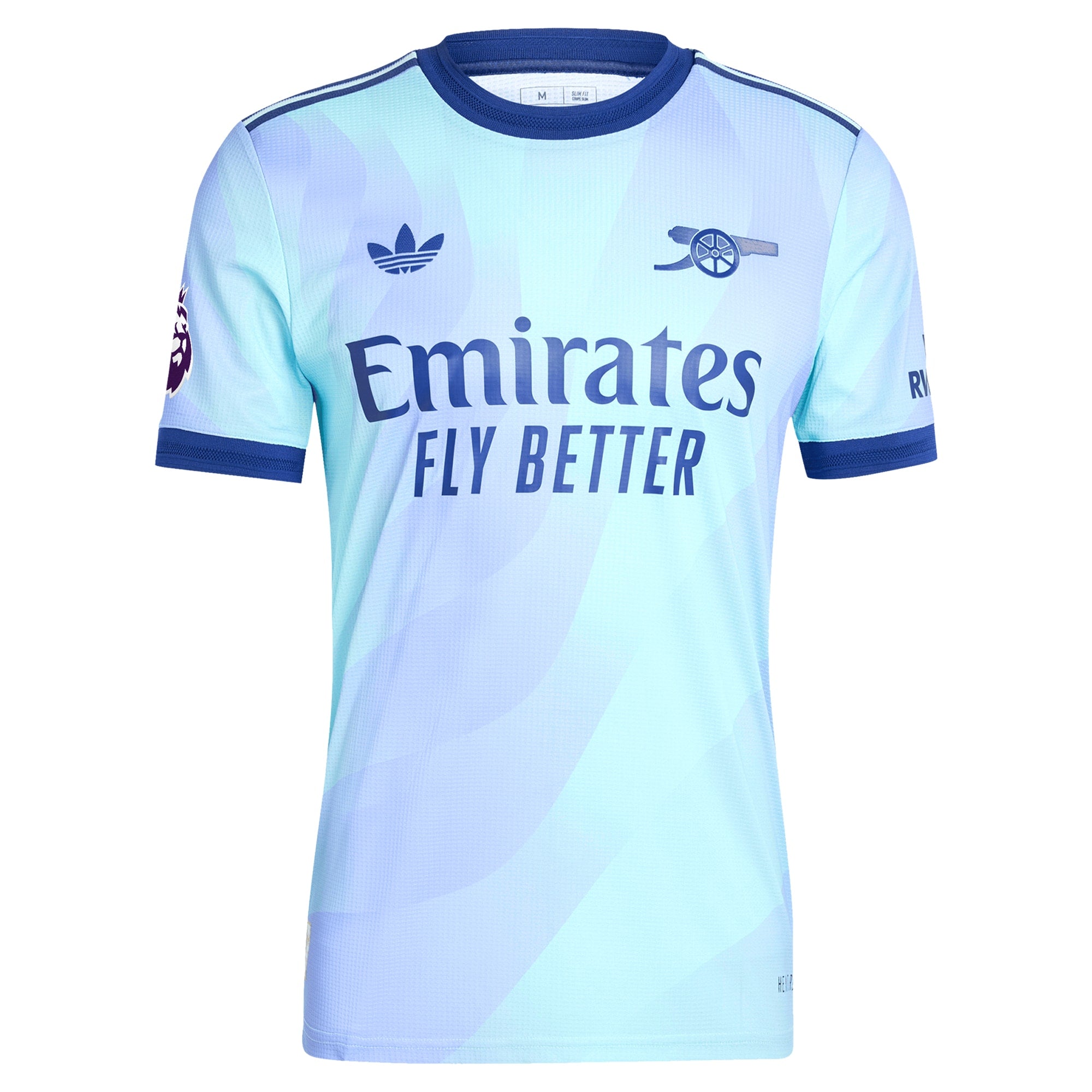 Arsenal adidas Originals 2024/25 Third Custom Authentic T-shirt - Aqua
