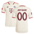 Bayern Munich adidas Originals 2024/25 Third Custom Authentic T-shirt - Cream