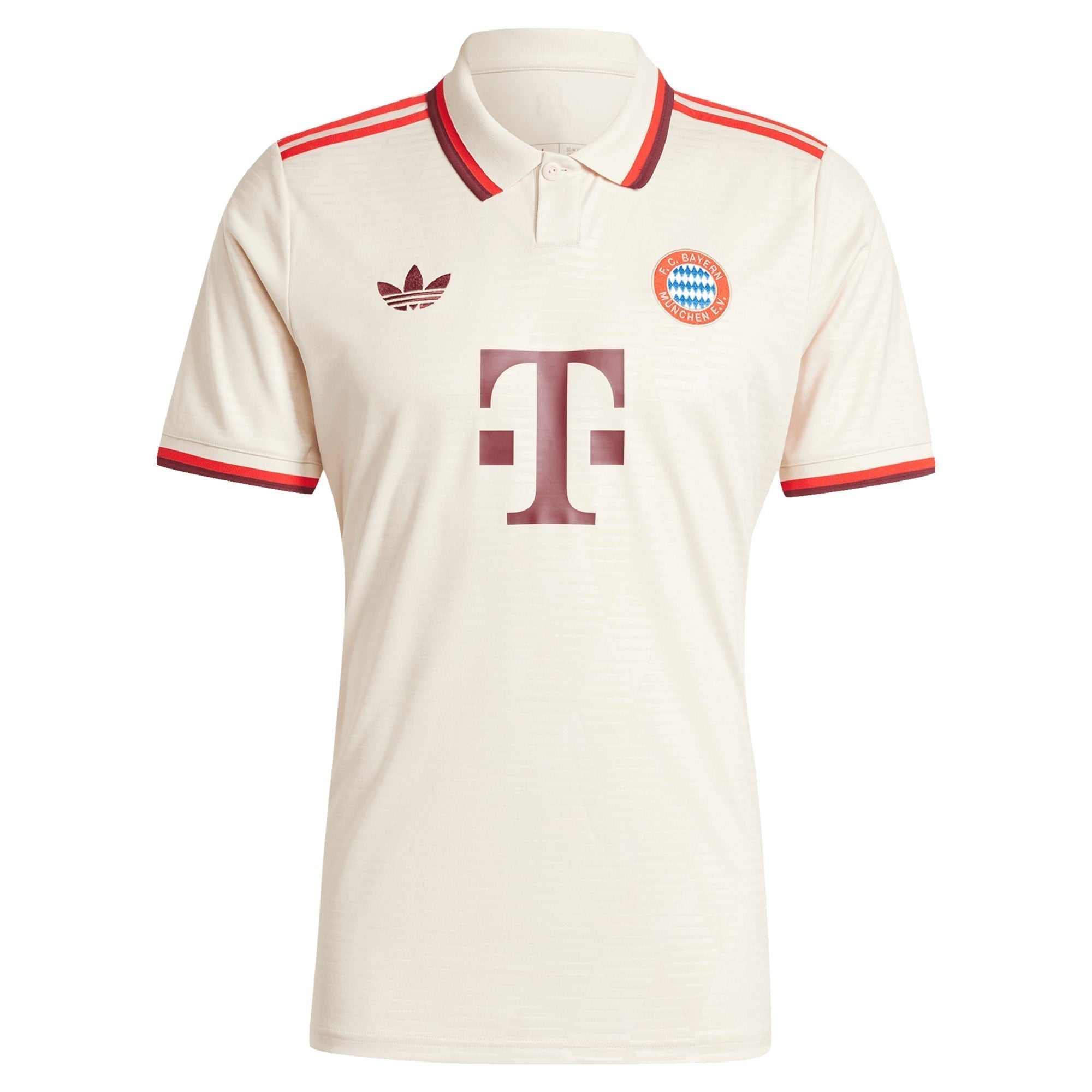 Bayern Munich adidas Originals 2024/25 Third Authentic T-shirt - Cream