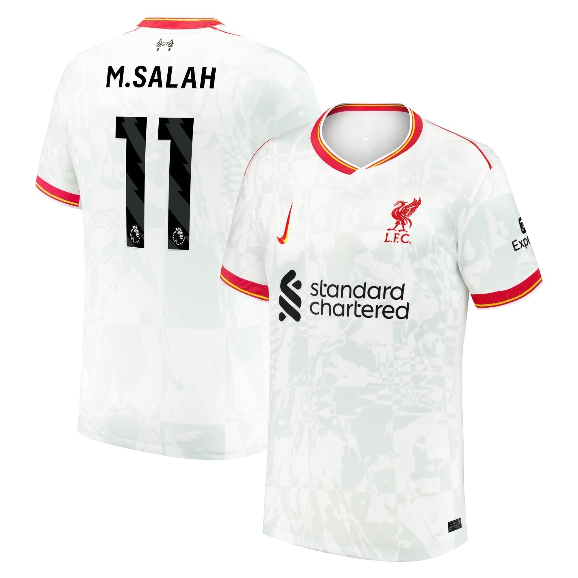 Mohamed Salah Liverpool Nike 2024/25 Third Authentic T-shirt - White
