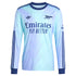 Bukayo Saka Arsenal adidas Originals 2024/25 Third Long Sleeve Player Authentic T-shirt - Aqua