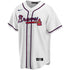Atlanta Braves Nike Home Custom Authentic T-shirt - White