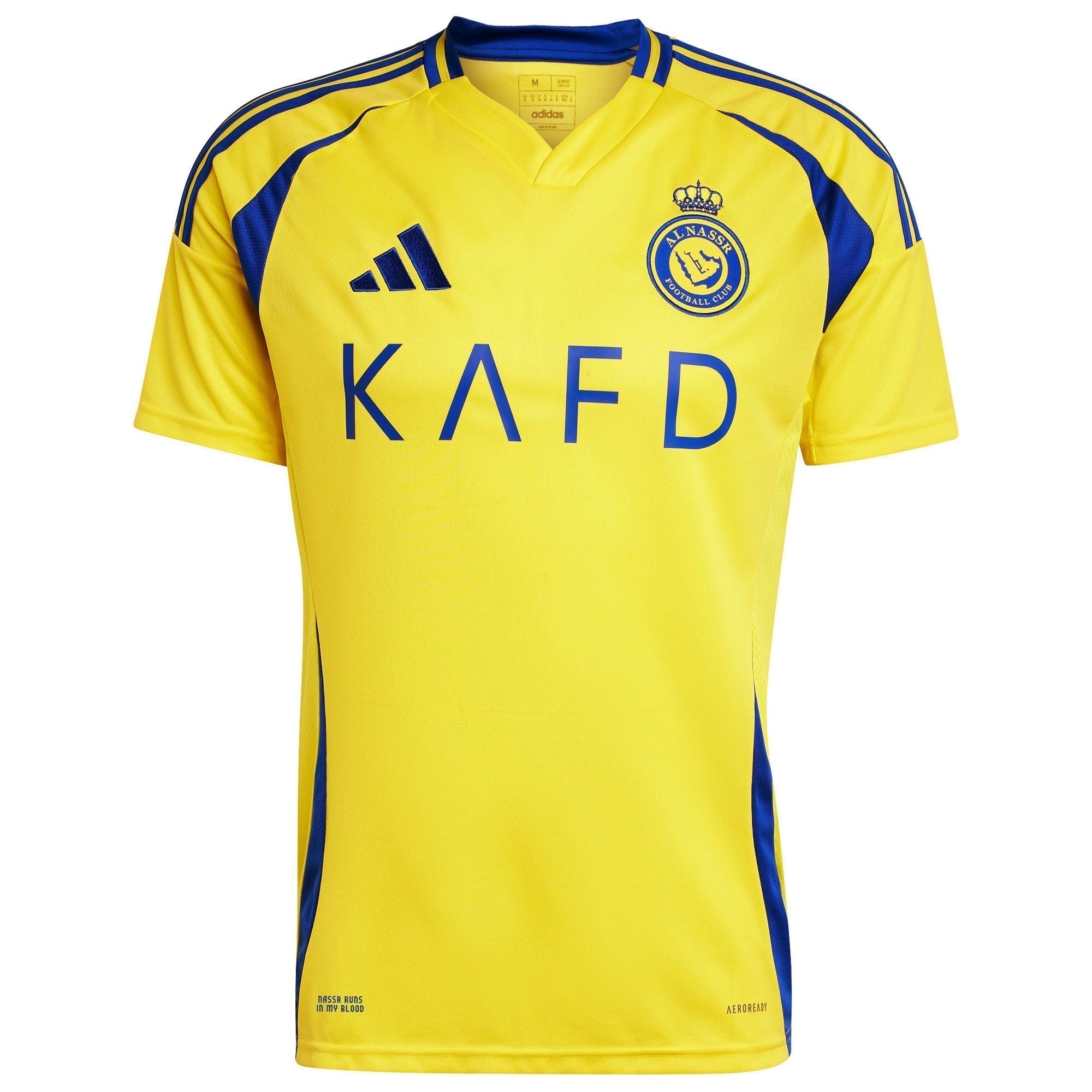 Cristiano Ronaldo 7 Al-Nassr FC adidas 2024/25 Home Player Authentic T-shirt - Yellow
