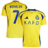 Cristiano Ronaldo 7 Al-Nassr FC adidas 2024/25 Home Player Authentic T-shirt - Yellow