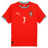 Cristiano Ronaldo 7 Portugal 2025/26 Home Authentic T-shirt - Red