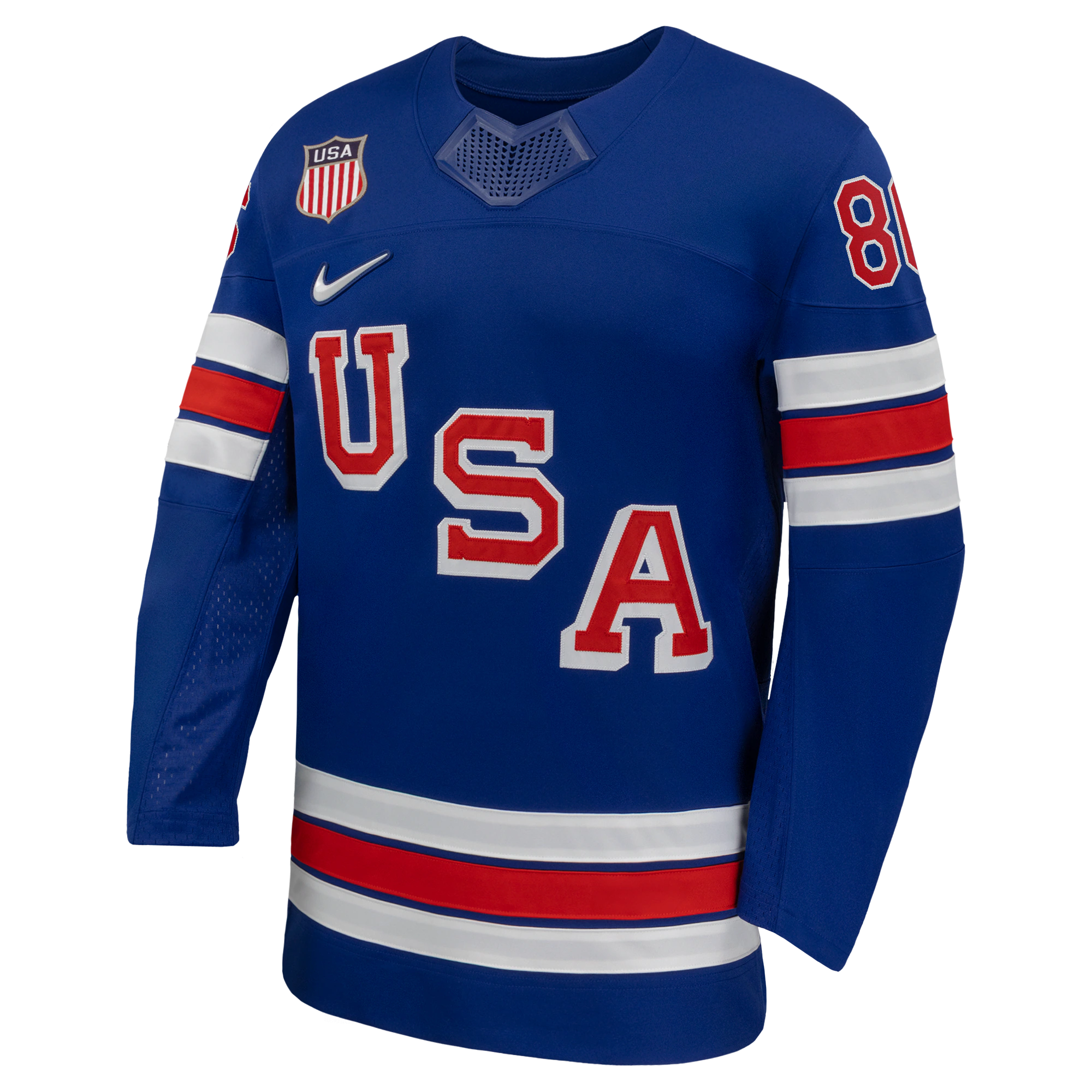 Jack Hughes #86 USA Hockey 2026 Home Jersey - Nike Royal