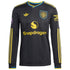 Cristiano Ronaldo Manchester United adidas 2025/26 Third Long Sleeve Player Jersey - Black