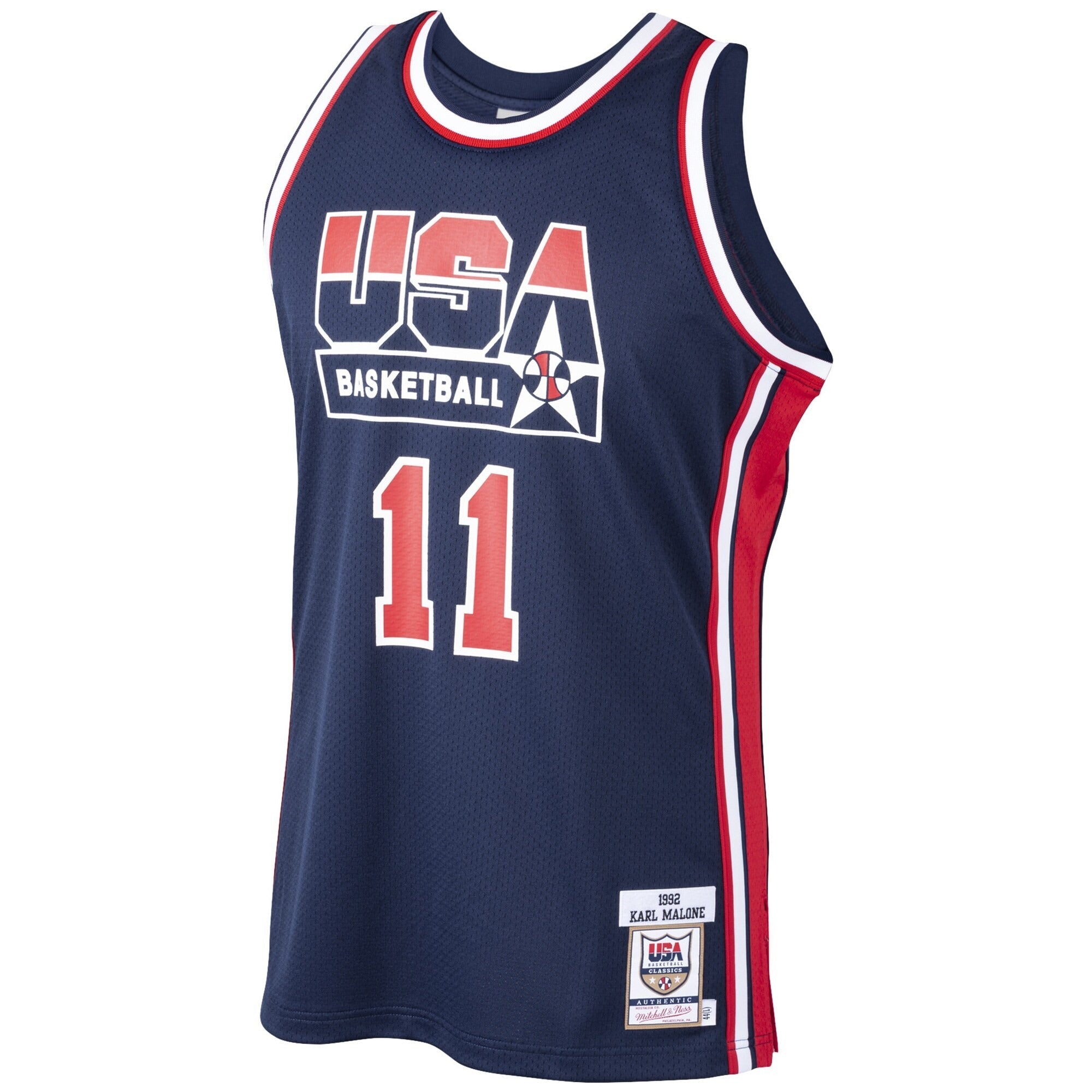 Mitchell & Ness Karl Malone USA Basketball 1992 Dream Team Authentic Jersey – Navy