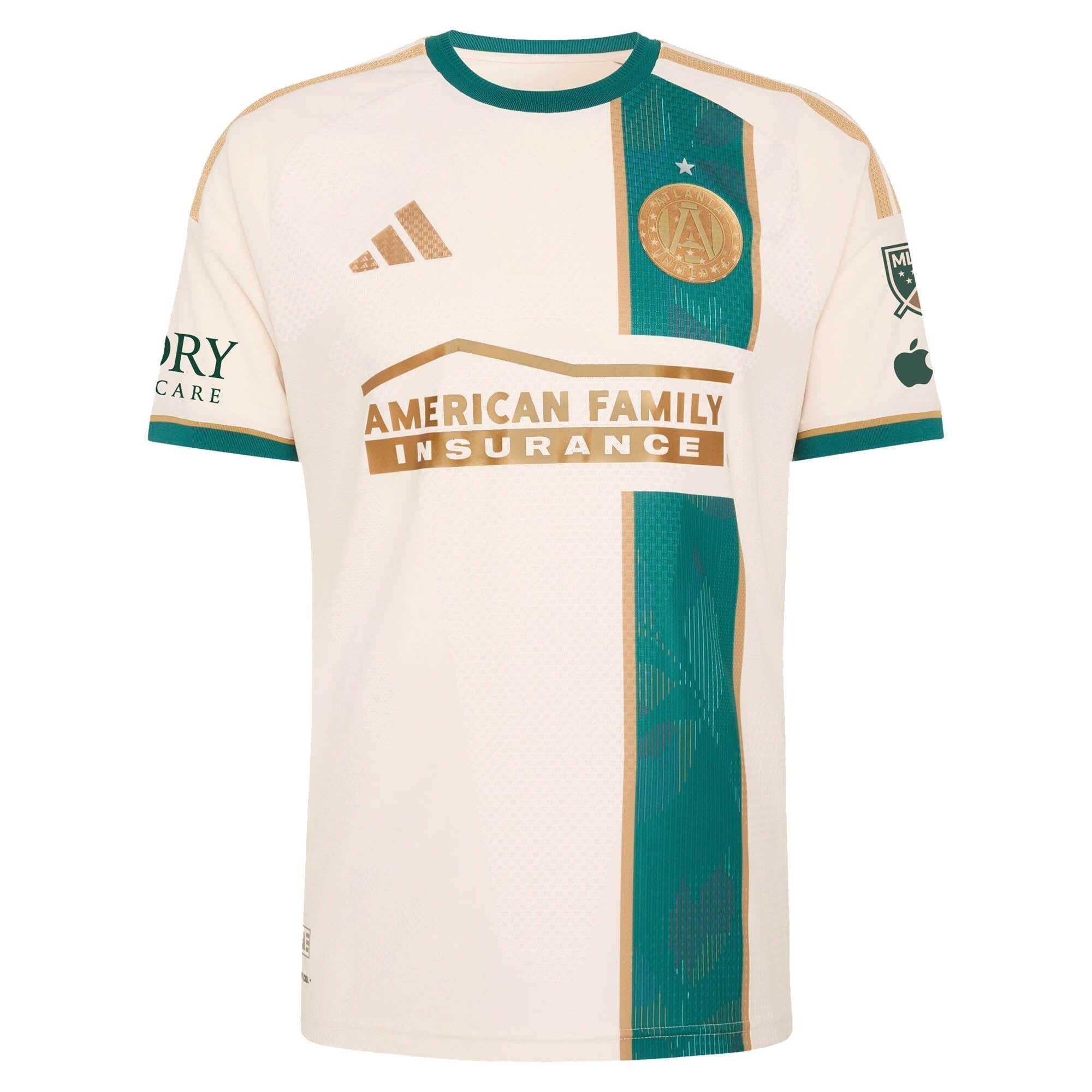 Official Miguel Almirón Atlanta United FC adidas 2026 Spirit of '96 Match Jersey – Secondary Tan