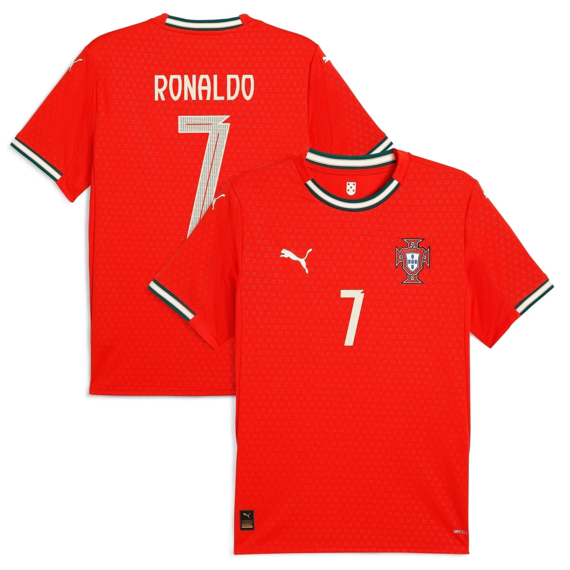 Portugal National Team Home Jersey 2025 - Red Football Shirt - Player #7 (Ronaldo) Custom Print