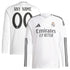 Real Madrid adidas 2024/25 Home Customized Long Sleeve Authentic T-shirt - White
