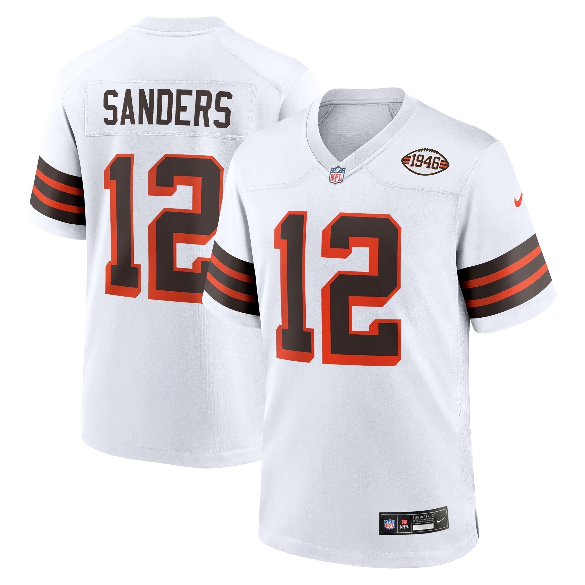 Shedeur Sanders Cleveland Browns Fan Edition Football Jersey | Shop Shedeur Sanders Cleveland Browns Soccer Shirt Online