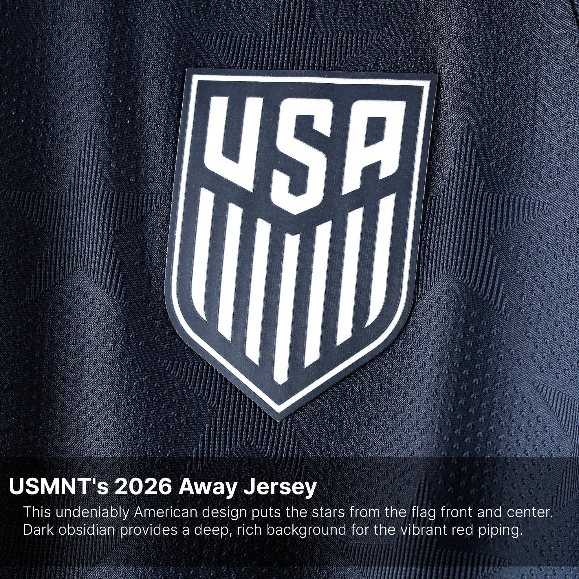Tyler Adams USMNT 2026 Away Match Jersey Blue | Nike USA Soccer Jersey