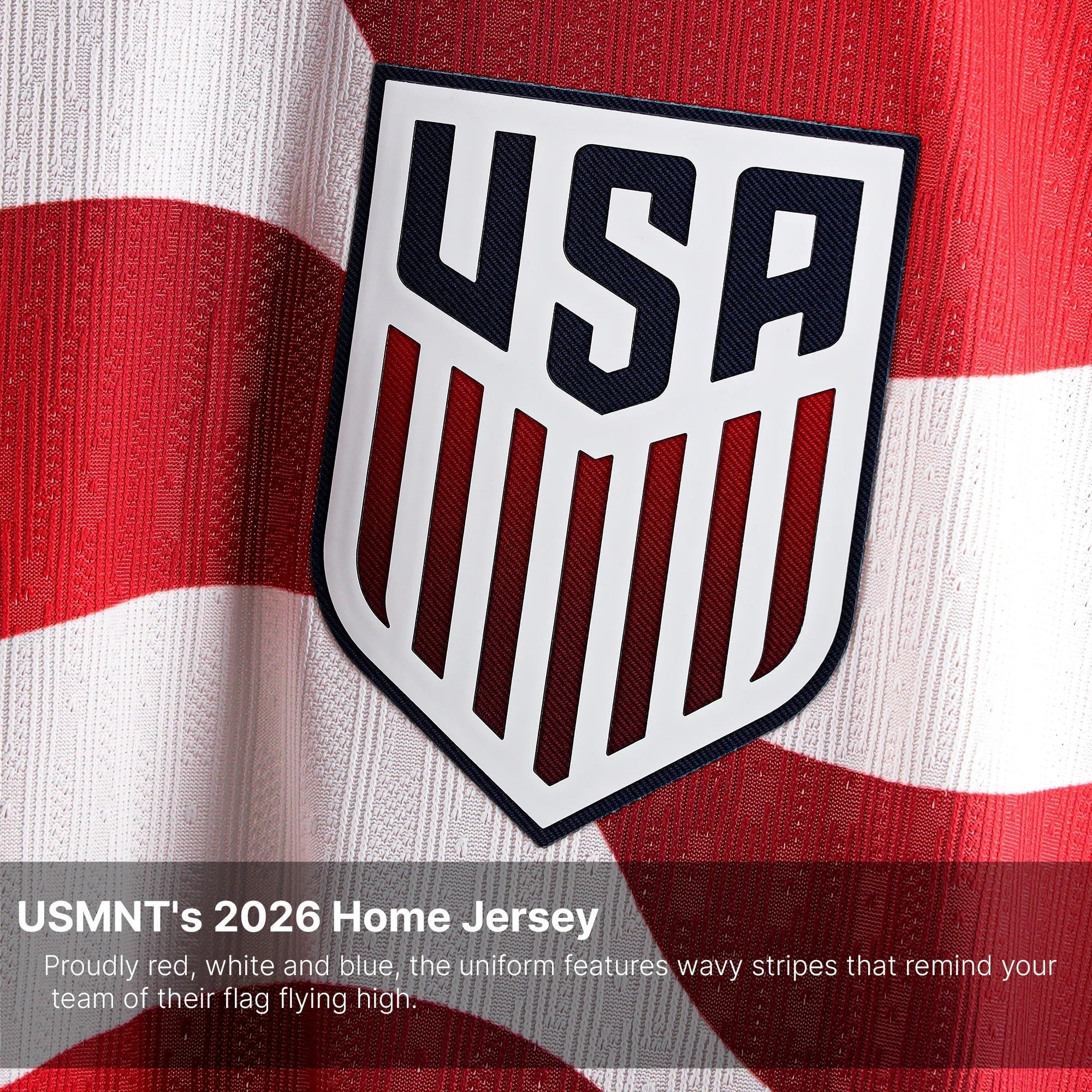 Tyler Adams USMNT 2026 Home Match Jersey White | Nike USA Soccer Jersey