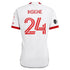 adidas Lorenzo Insigne Toronto FC jersey white with red number 24 and name on back