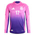 DFB adidas Away Shirt 2024 - Long Sleeve with Wirtz 17 printing
