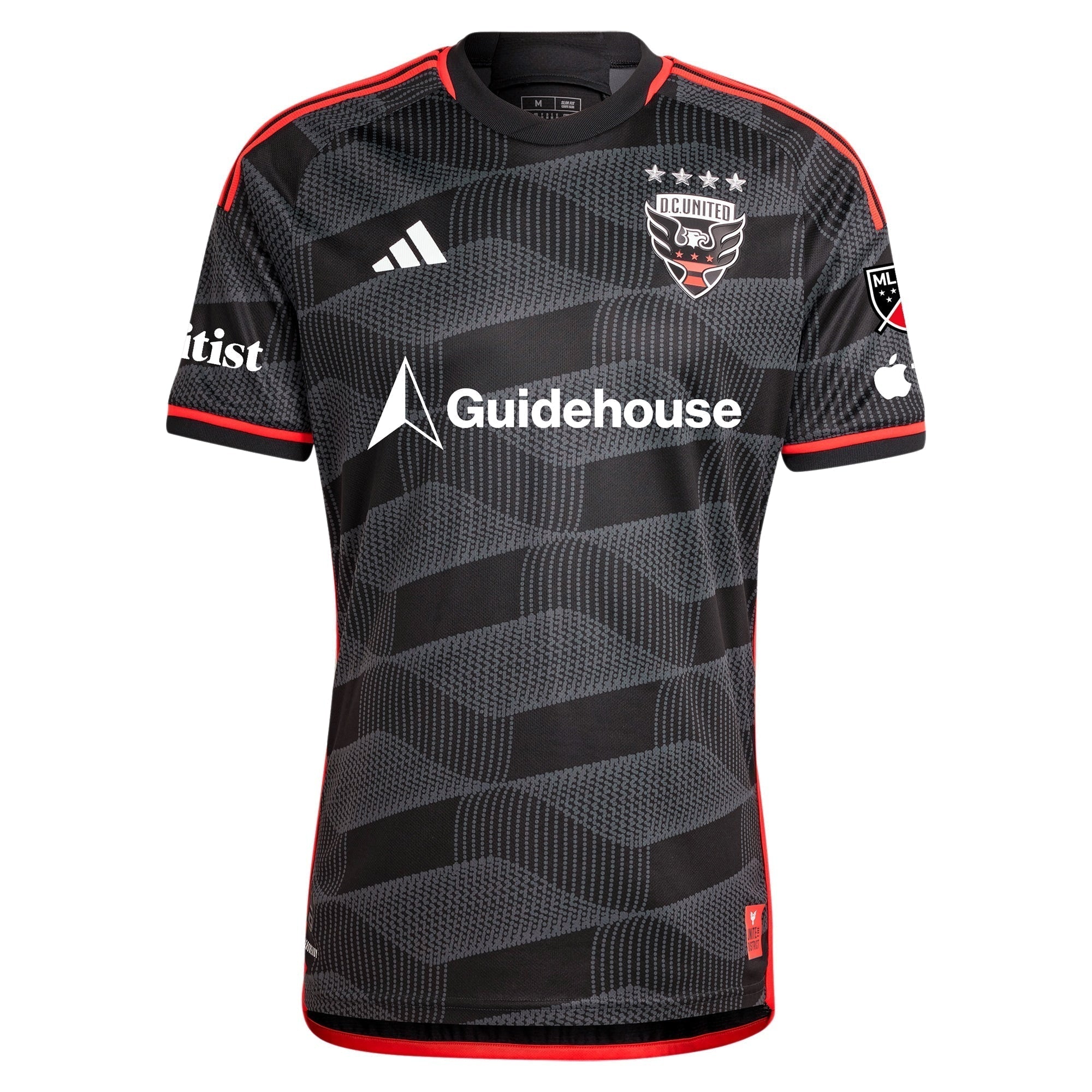 Christian Benteke D.C. United adidas 2024 The Icon Kit Player Authentic T-shirt – Black
