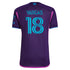 Kerwin Vargas Charlotte FC adidas 2023 Crown Jewel Kit Player Authentic T-shirt - Purple