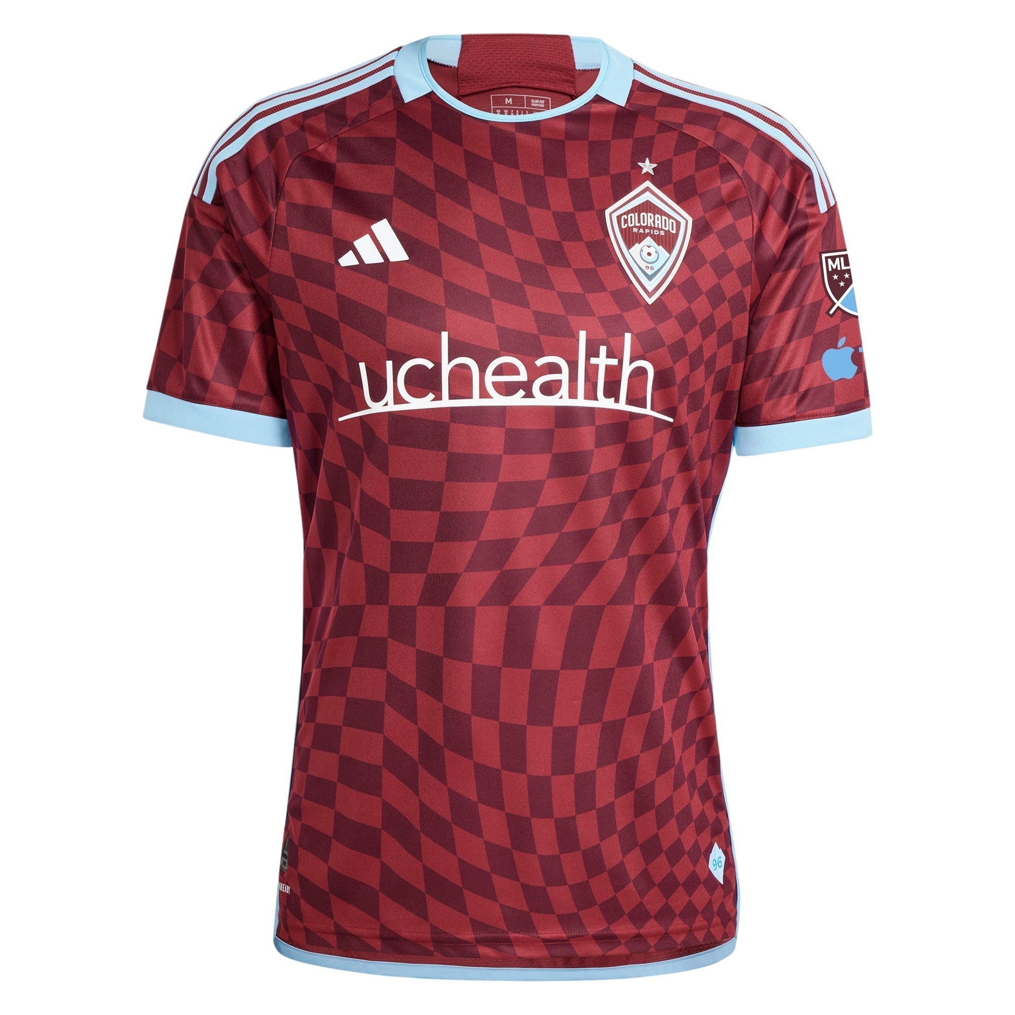 Omir Fernandez Colorado Rapids adidas 2024 One Flag Kit  Player Authentic T-shirt - Burgundy