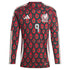 Raul Jimenez Mexico National Team adidas 2024 Home  Player Long Sleeve Authentic T-shirt - Burgundy